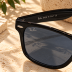 RB2140 Classic Black Designer Sunglasses – Premium UV Protection | Complete Set