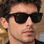 RB2140 Classic Black Designer Sunglasses – Premium UV Protection | Complete Set